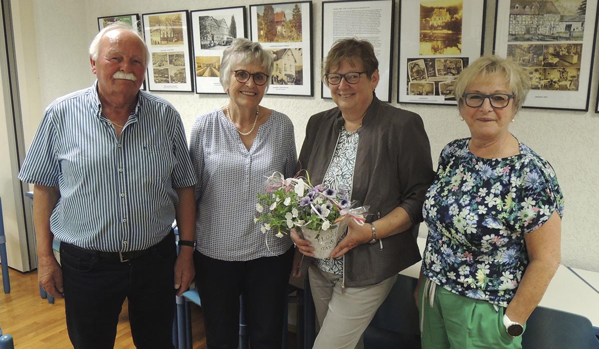 Der neue Vorstand der Senioren-Union Windeck, von links: Alfons Vogel, Magdalene Wurm, Christa Gürke, Ulrike Kachel.
