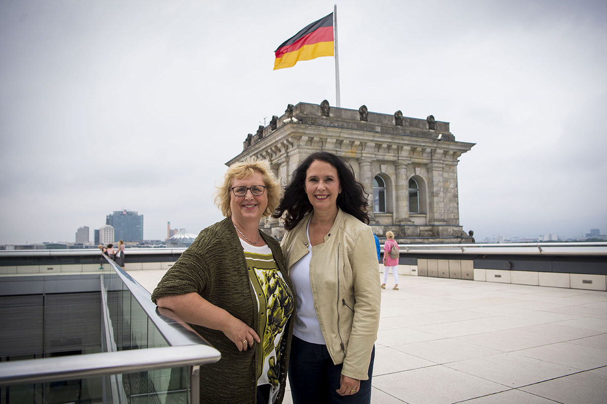 Ratsfrau Elisabeth Wagner mit unserer Bundestagsabgeordneten Elisabeth Winkelmeier-Becker