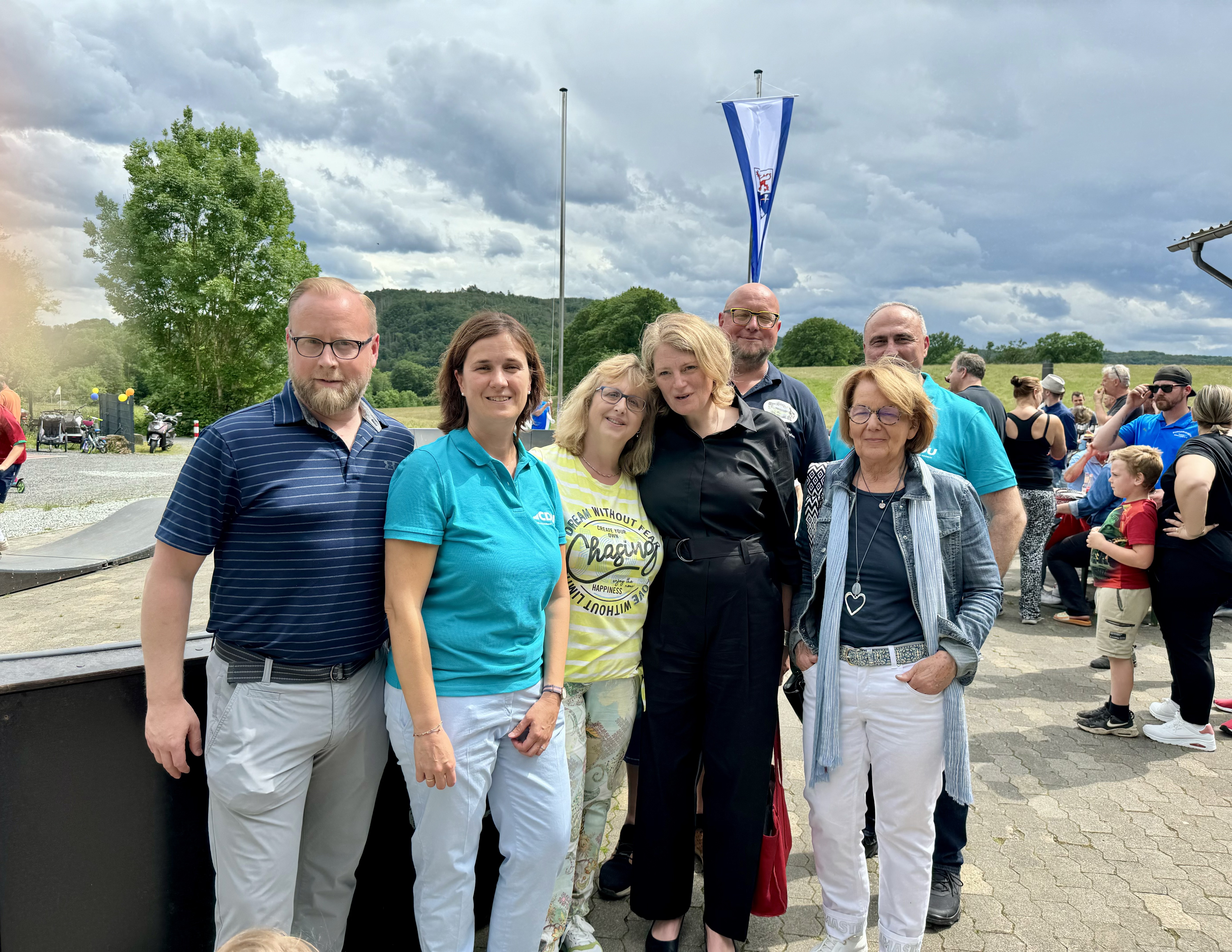 Vor Ort in Rossel 