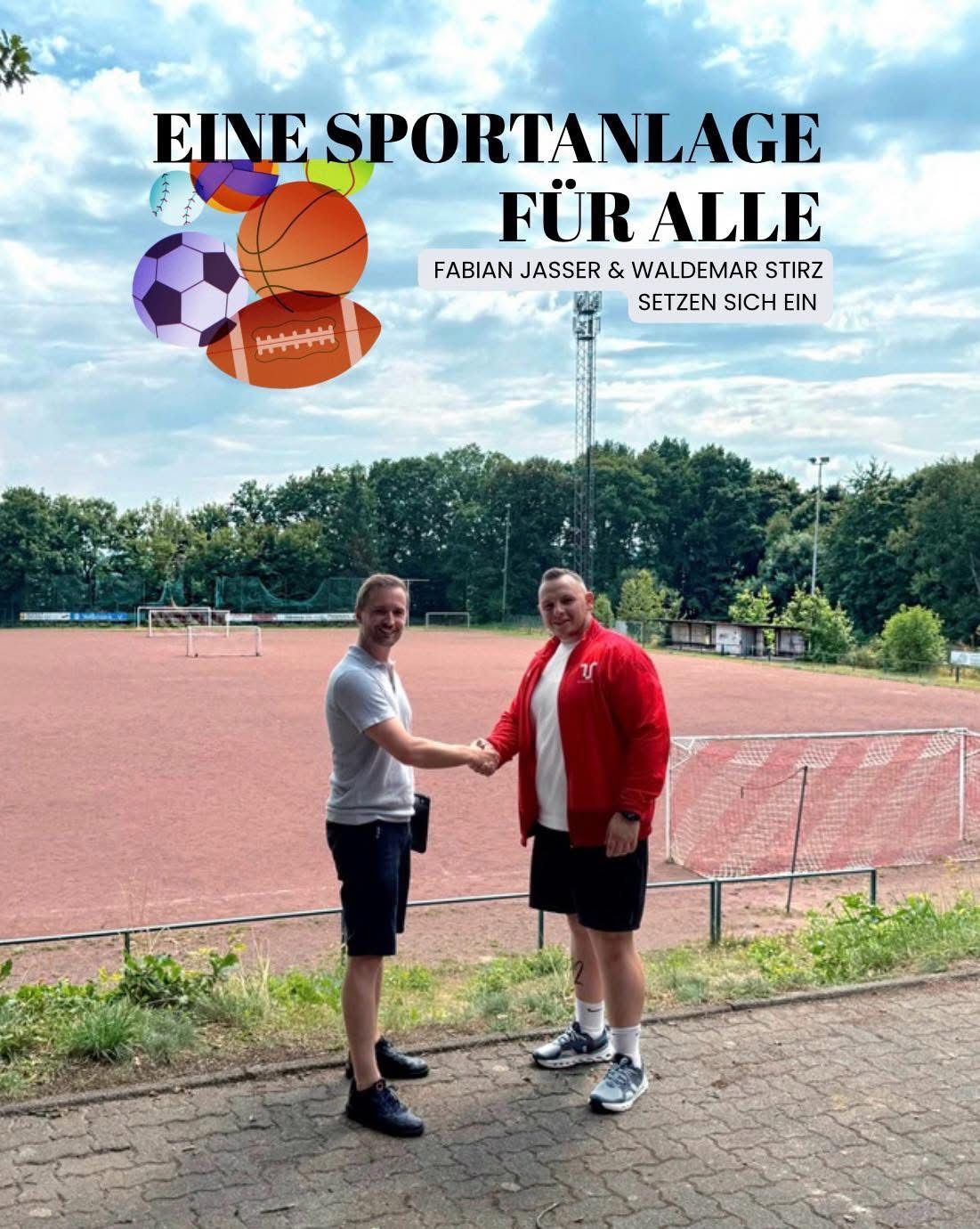  Fabian Jasser & Waldemar Stirz setzen sich ein (v.l.n.r.).