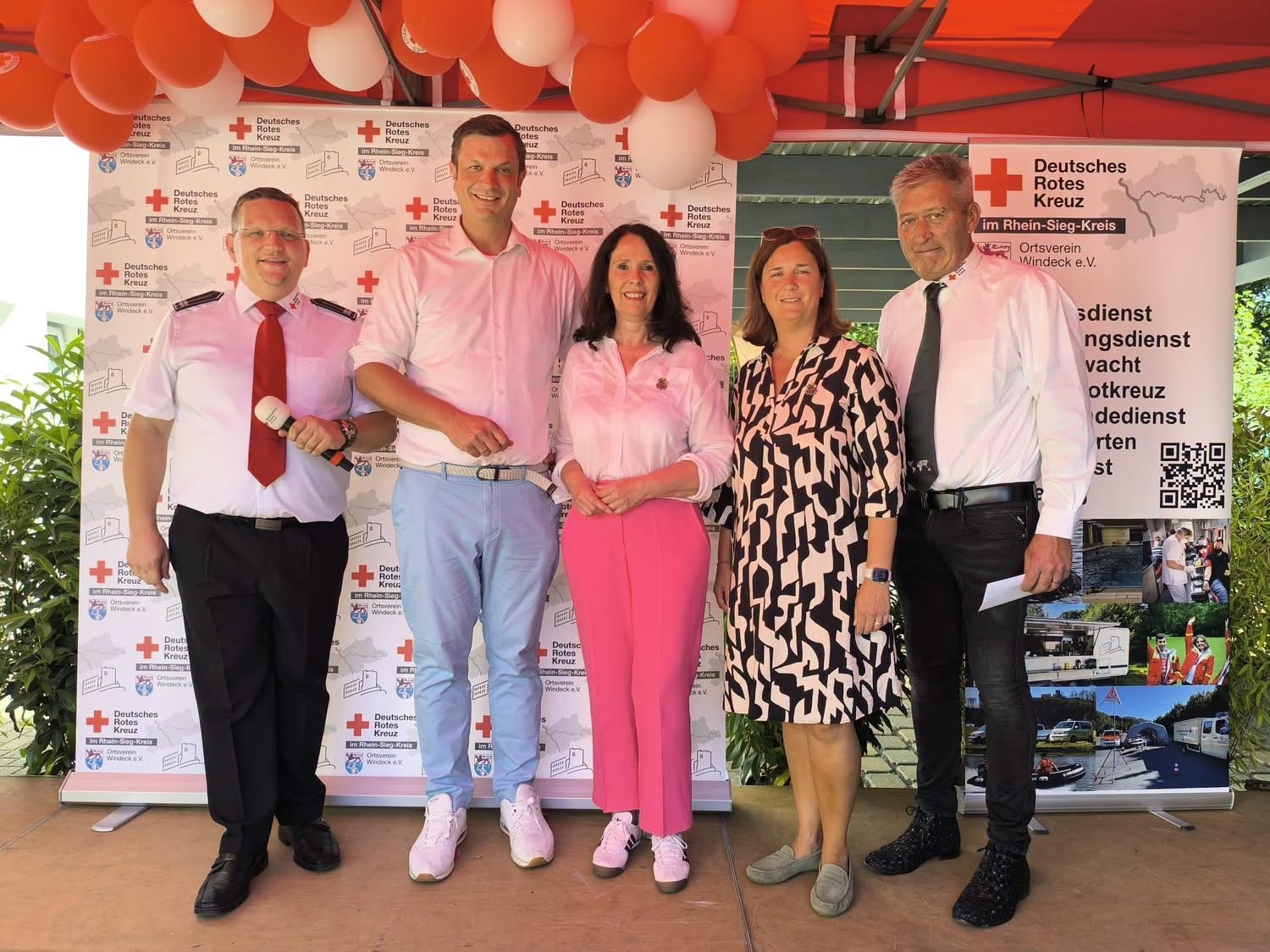  v.l.n.r.: Bj�rn Franken MdL, Lisa Winkelmeier-Becker MdB, Evelyn H�ller, Bernd Voss.
